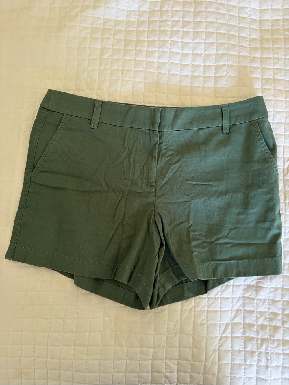 J. Crew Women’s Olive Green Stretch Twill Shorts